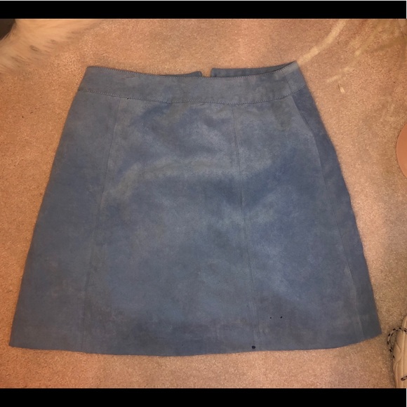 Blue skirt button down - Picture 3 of 3